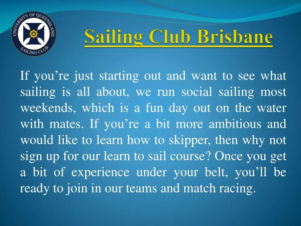 sailing club brisbane