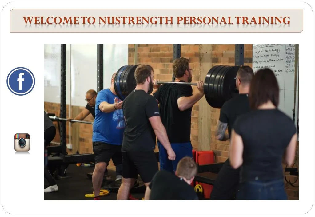 welcome to nustrength personal training
