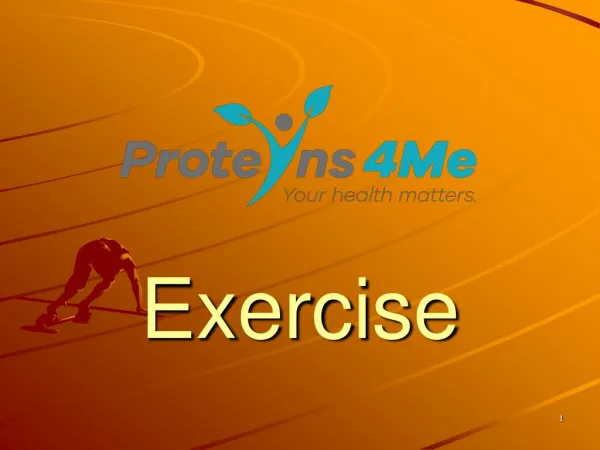 Protein 4 Me : Exercise