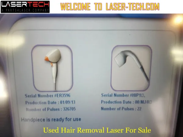 Get Used Hir Removal Laser at Laser Tech