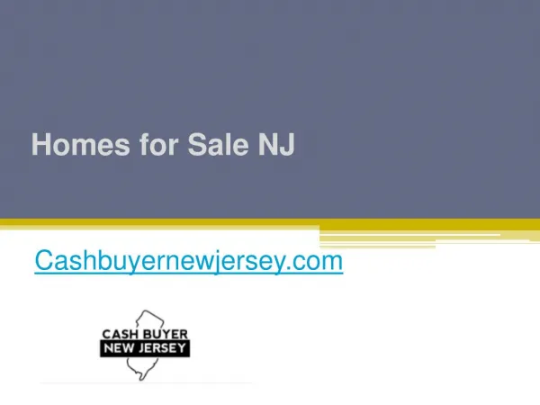 Homes for Sale NJ - Cashbuyernewjersey.com