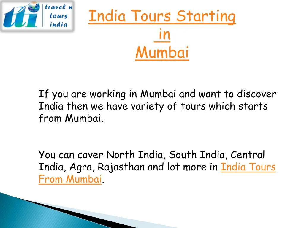 india tours starting in mumbai