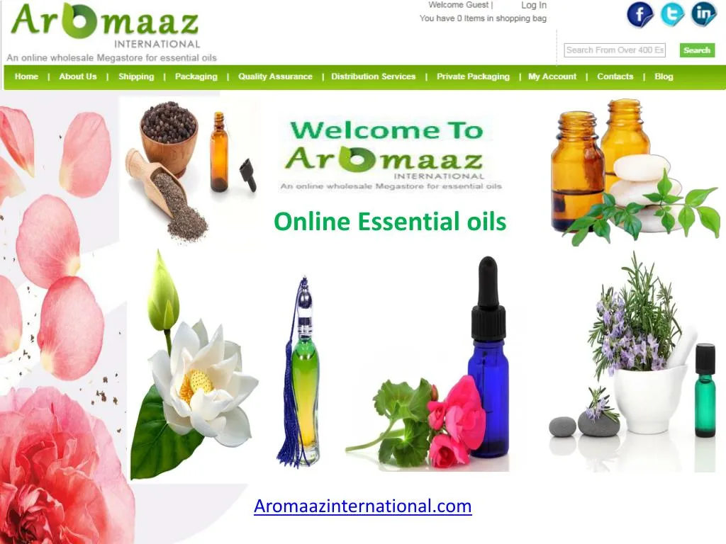 online essential oils