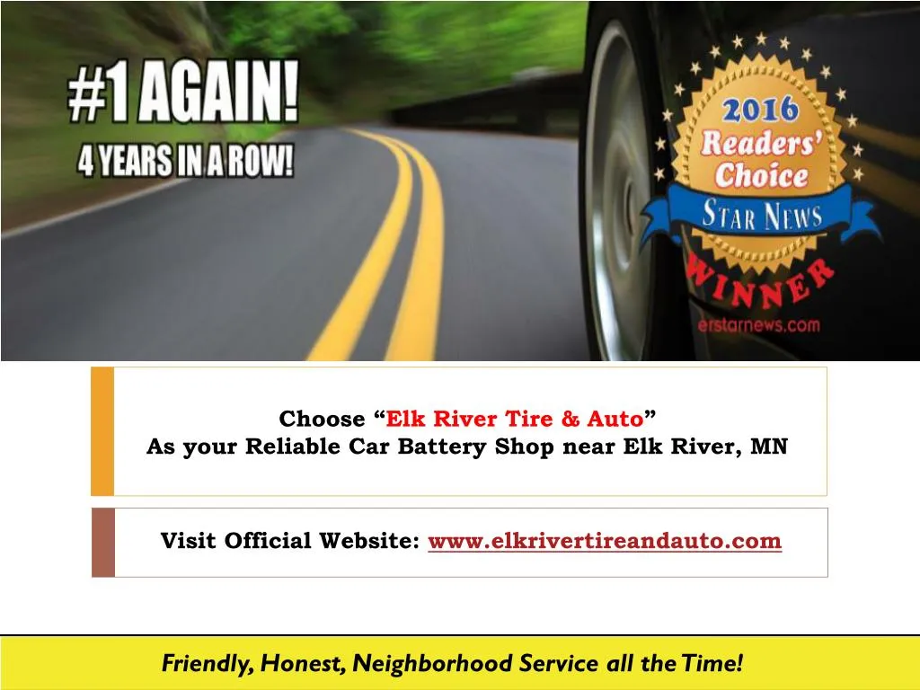 choose elk river tire auto as your reliable