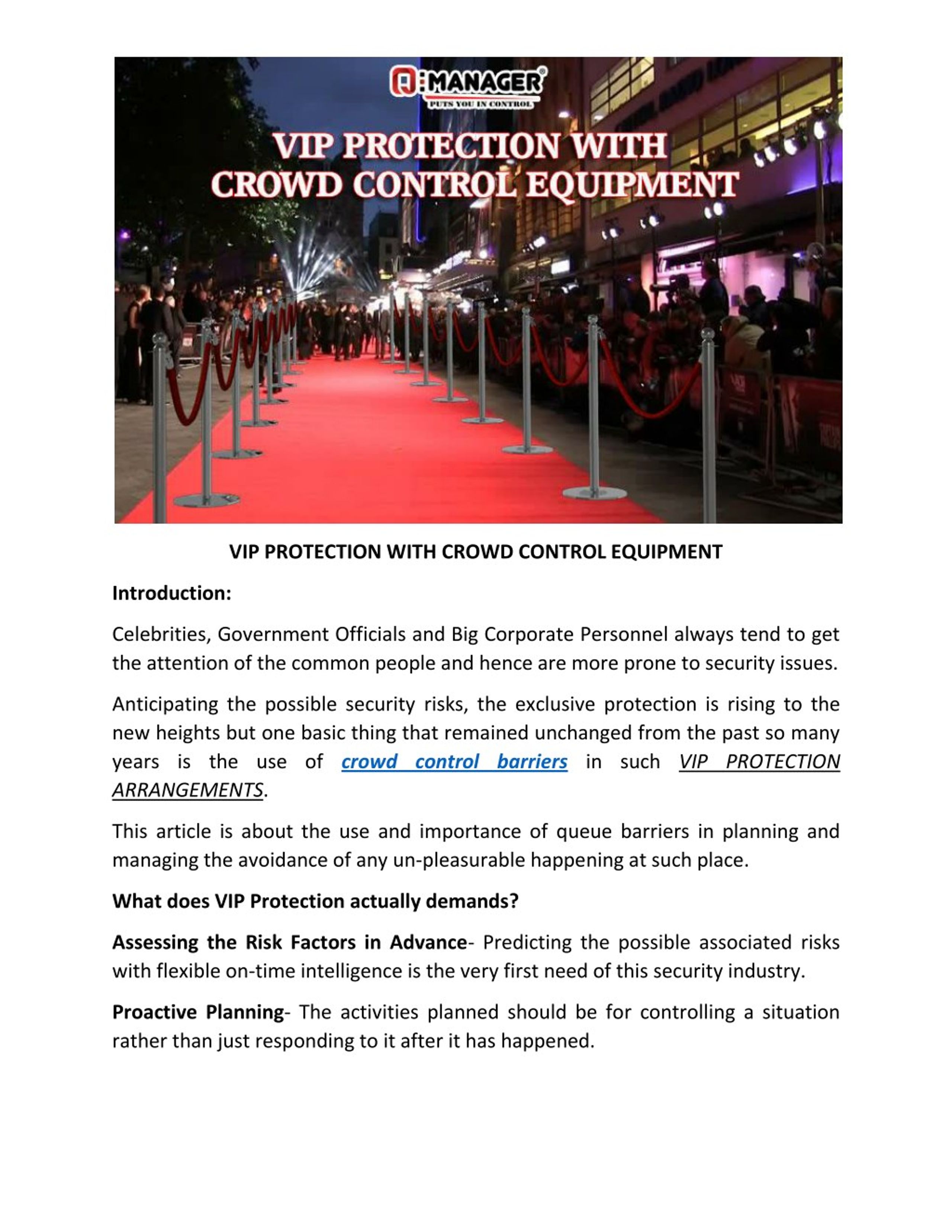 PPT - VIP PROTECTION WITH CROWD CONTROL EQUIPMENT PowerPoint ...
