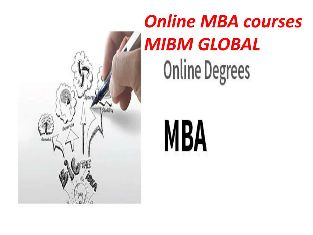 online mba courses mibm global
