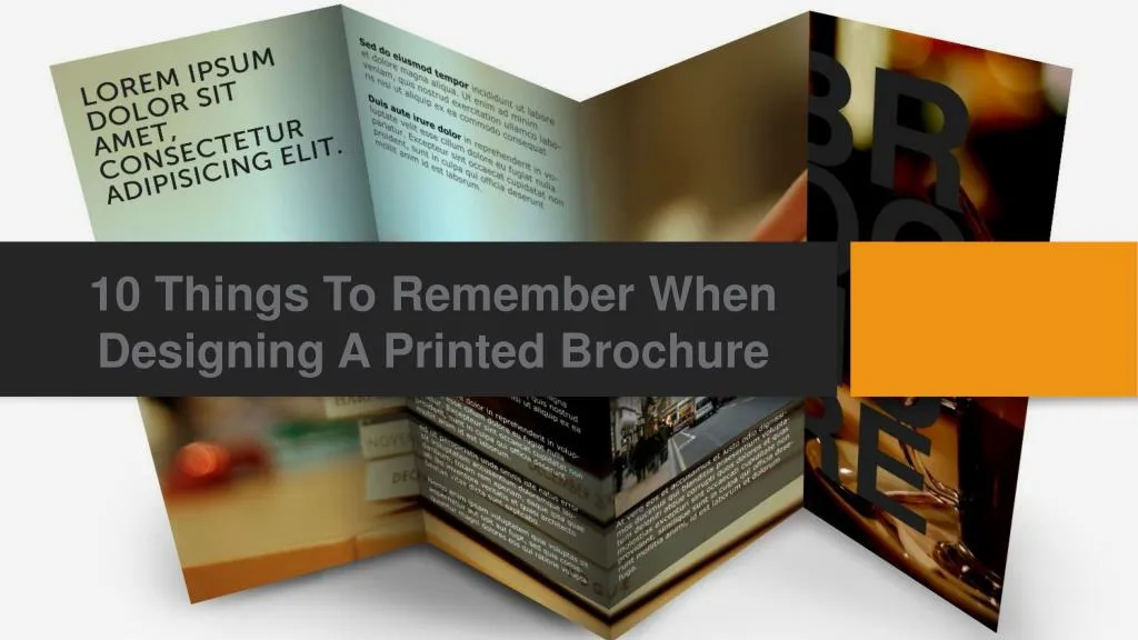 10 things to remember when designing a printed