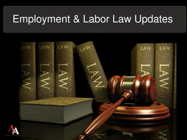 Employment & Labor Law Updates