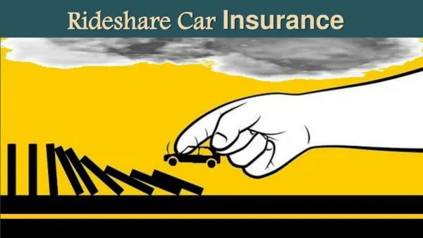Ride sharing Car Insurance