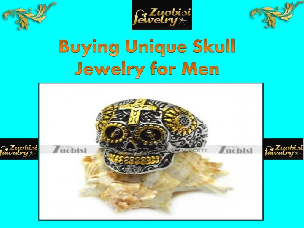 buying unique skull jewelry for men