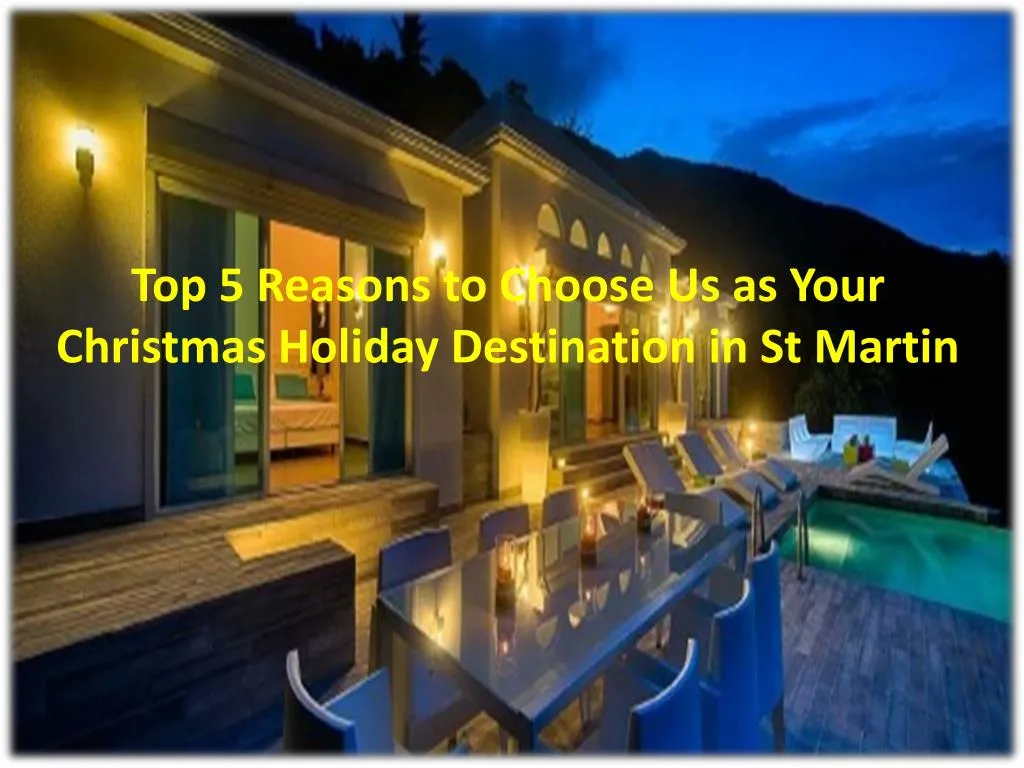 top 5 reasons to choose us as your christmas