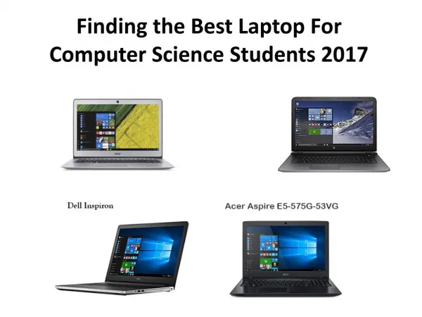 Find the best laptop for Computer science students