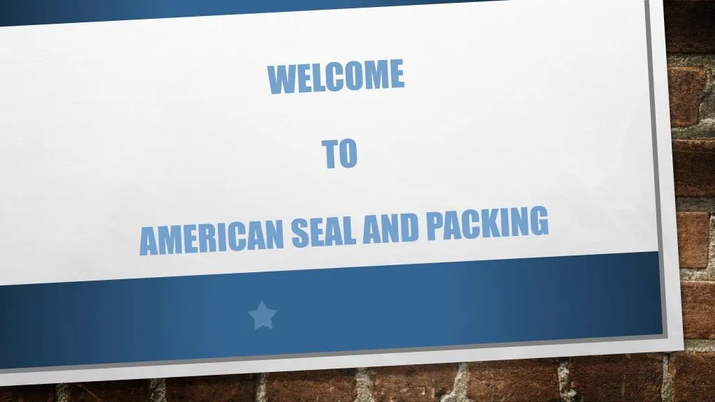 welcome to american seal and packing