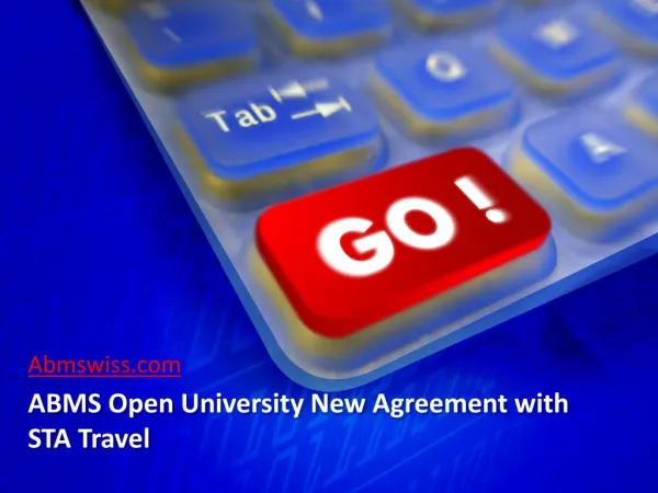ABMS Open University New Agreement with STA Travel