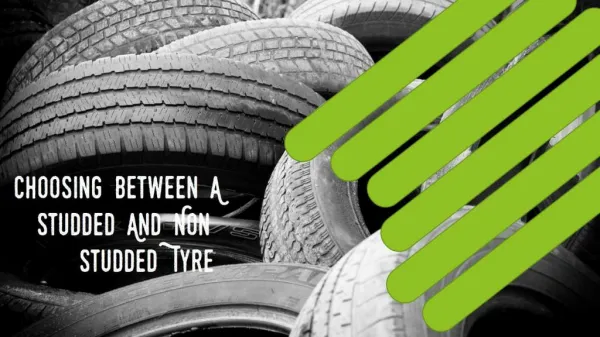Choosing Between A Studded And Non-Studded Tyre