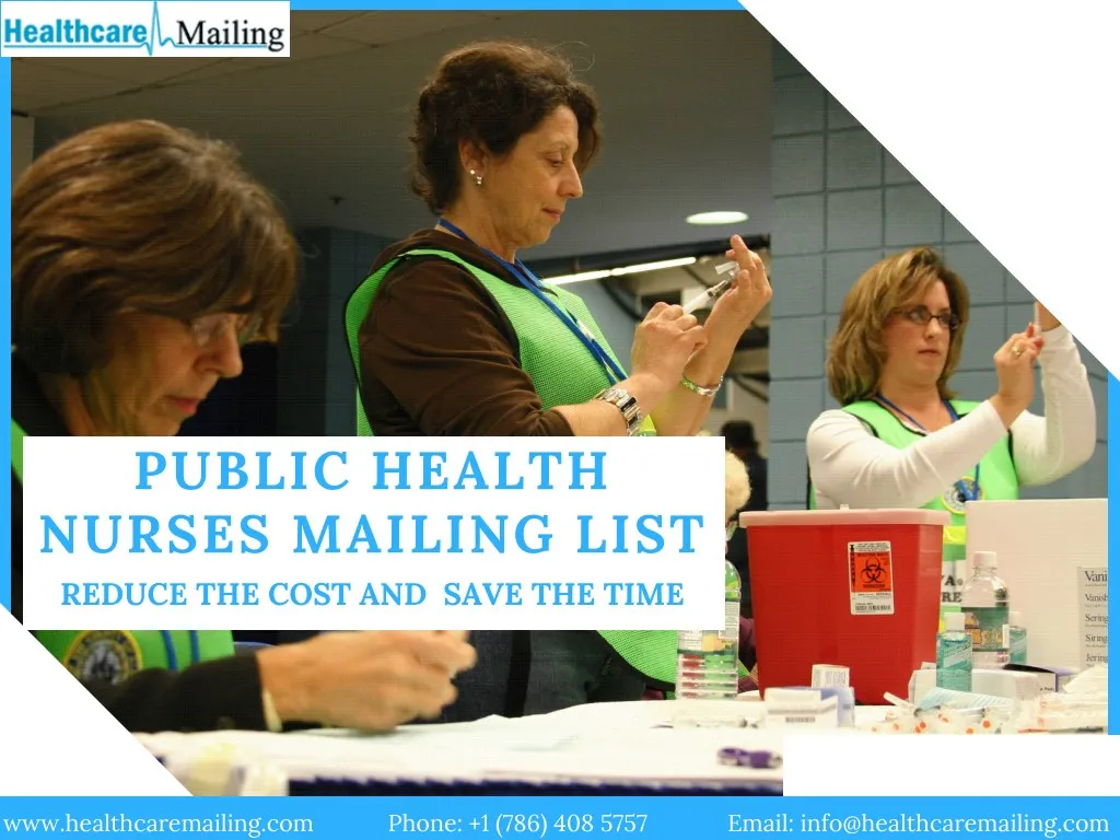 public health nurses mailing list reduce the cost