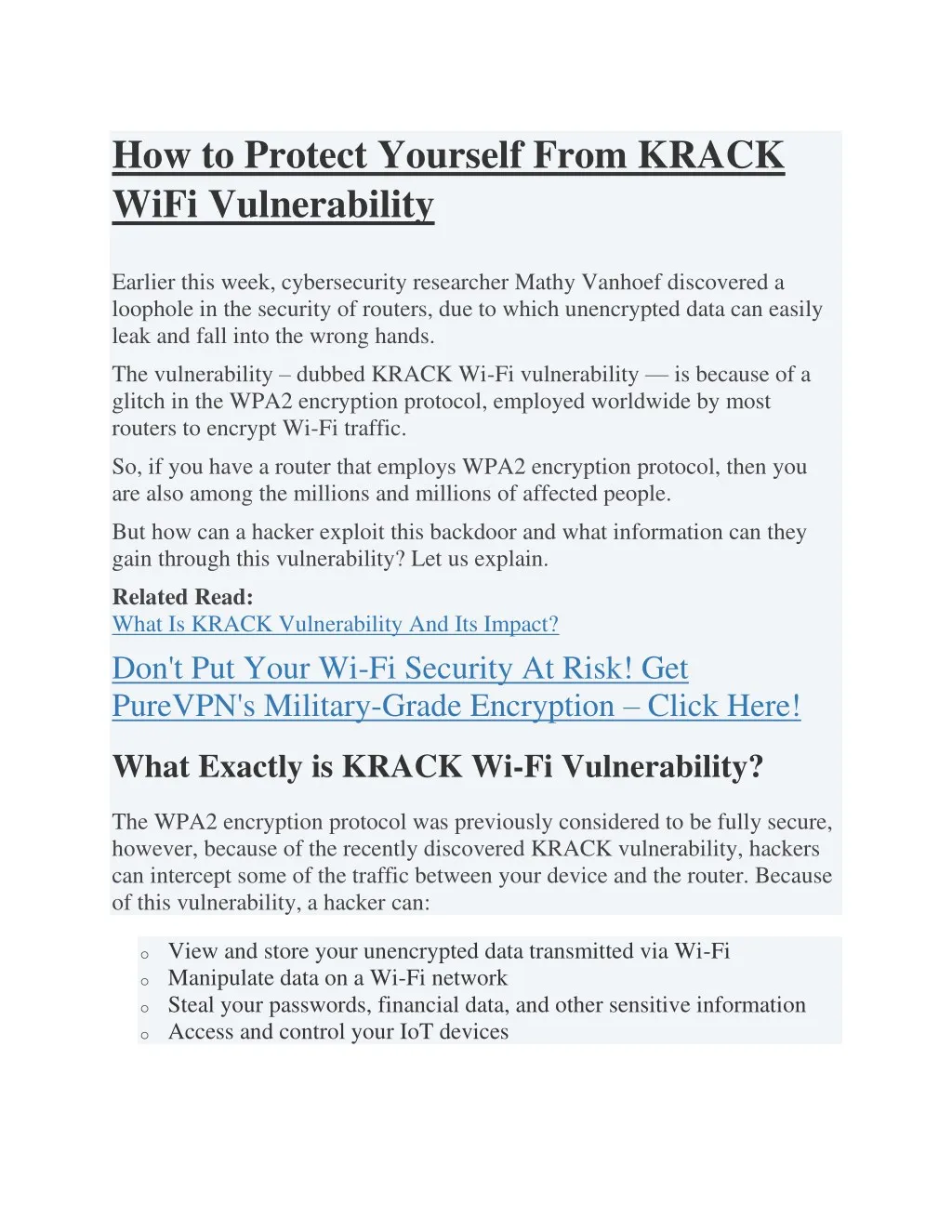 how to protect yourself from krack wifi