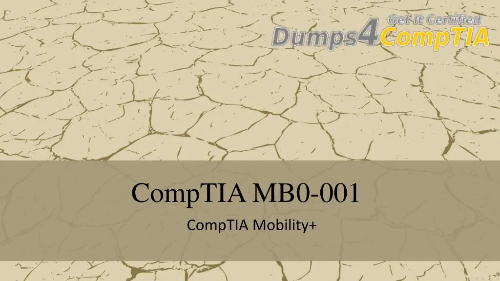 comptia mb0 001 comptia mobility