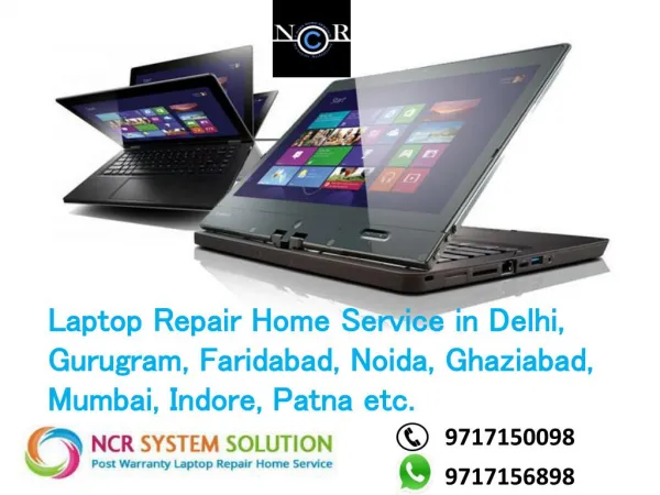 Laptop Repair Home Service in Delhi, Gurugram, Faridabad, Noida, Ghaziabad