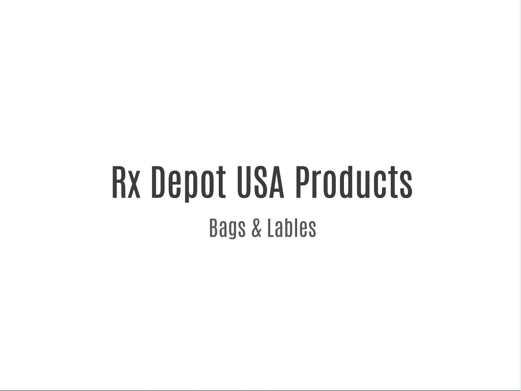 rx depot usa products rx depot usa products bags