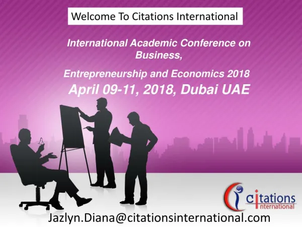 Business Conferences 2018 | Global Business Events | Academic Business Meetings 2018
