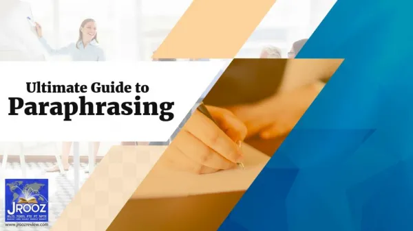 Ultimate guide to paraphrasing