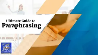 Ultimate guide to paraphrasing - slide 1