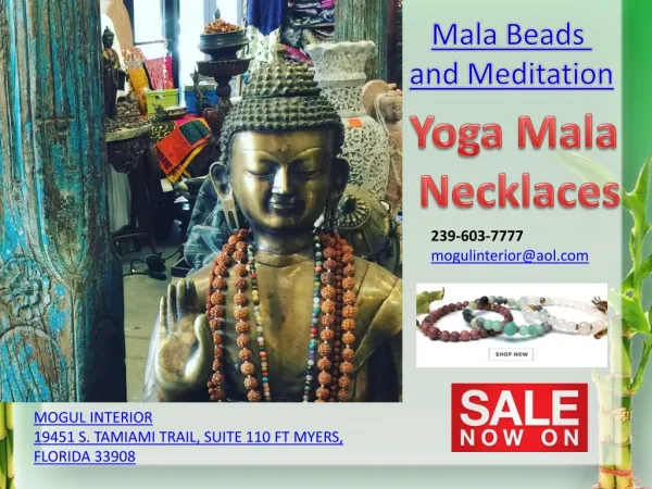 Mala beads and meditation