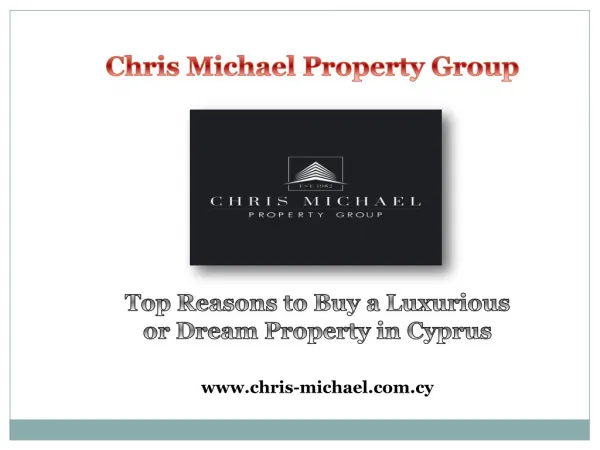 Top Reasons to Buy a Luxurious or Dream Property in Cyprus