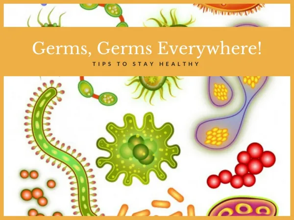 Germs Everywhere - Tips to stay healthy