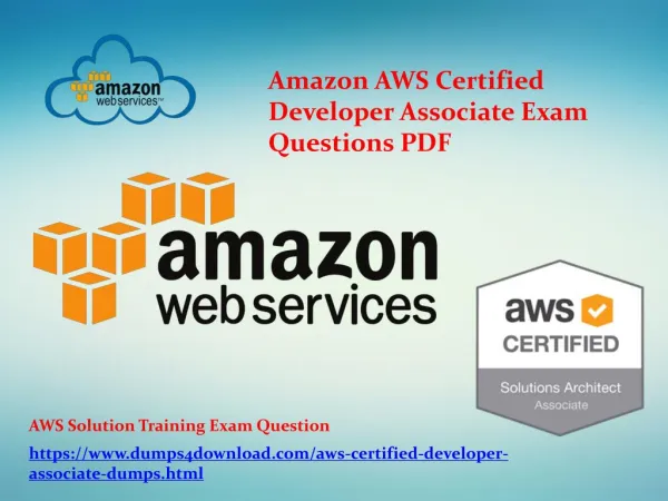 AWS Certified Developer Associate Exam | AWS Questions | Architect Associate braindumps