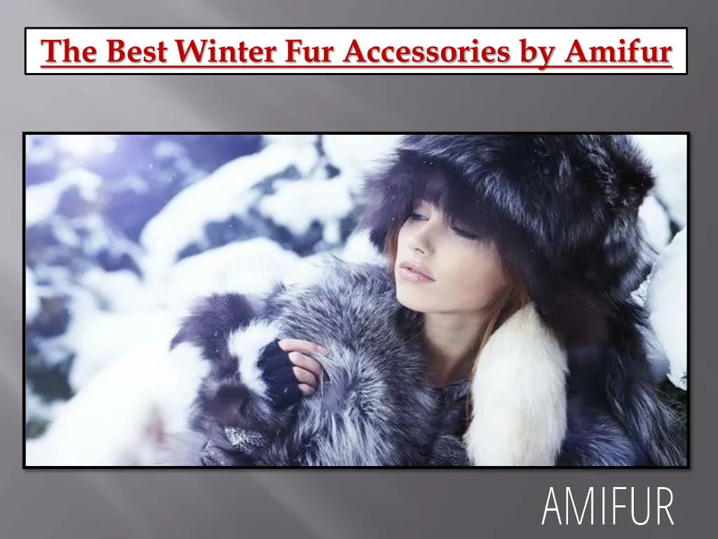 the best winter fur accessories b y amifur
