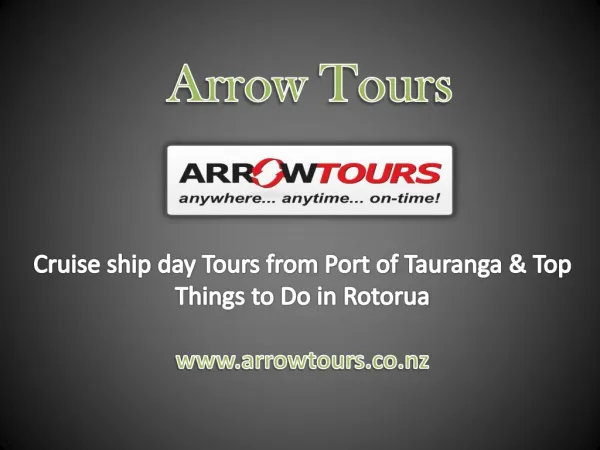Cruise ship day Tours from Port of Tauranga & Top Things to Do in Rotorua