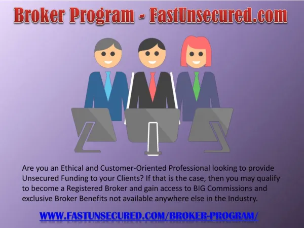 Broker Program - FastUnsecured.com