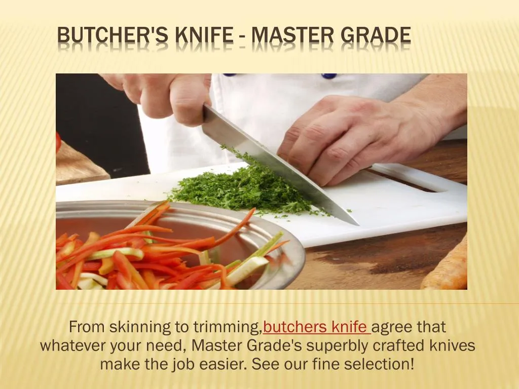 butcher s knife master grade