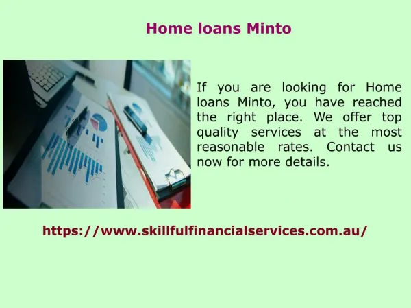 Home loans Minto