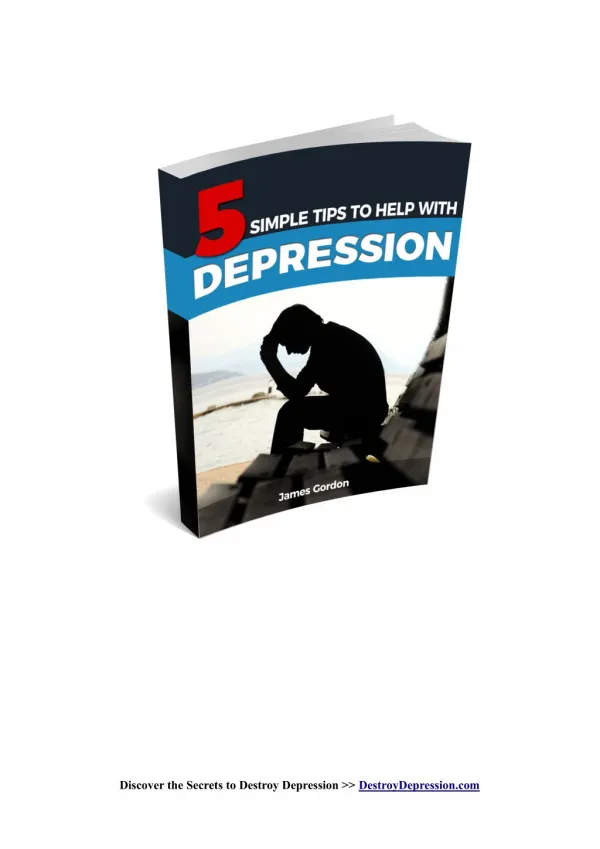 5 Simple Tips To Help Depression
