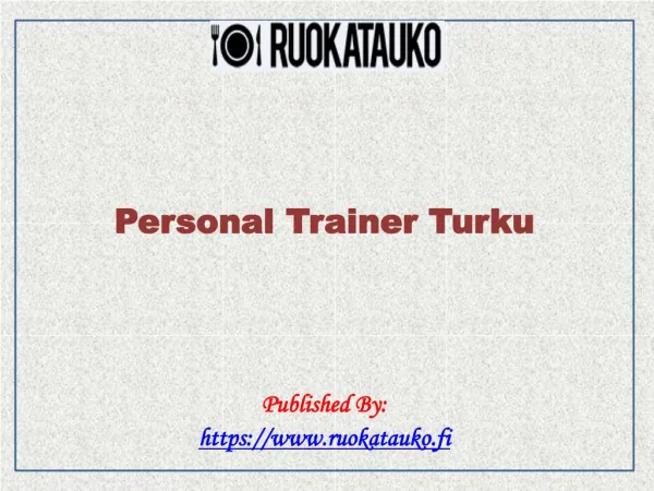 Personal Trainer Turku