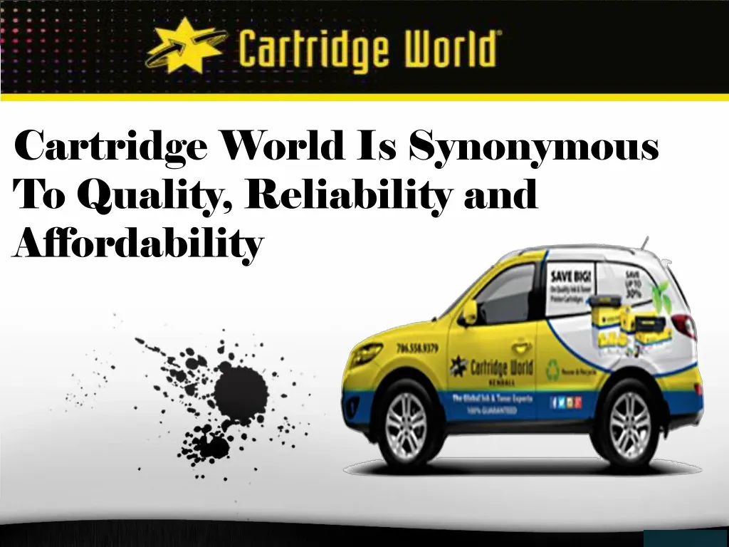 cartridge world is synonymous to quality