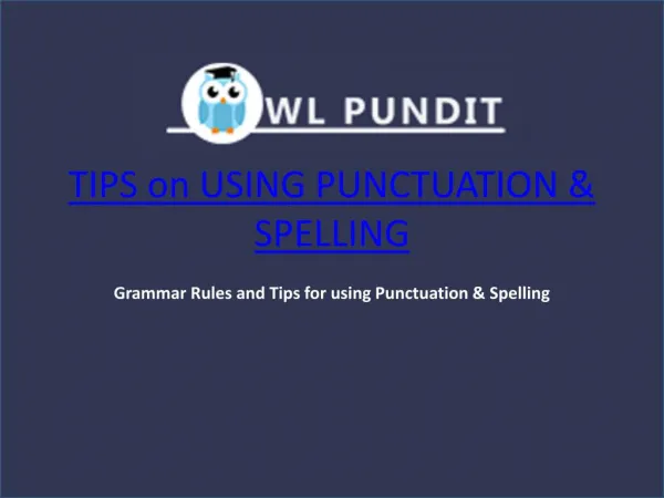 Tips on Answering Questions Related To Punctuations