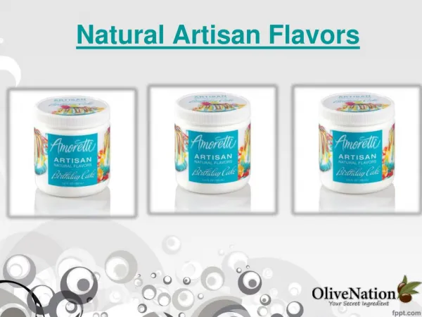 Natural Artisan Flavors