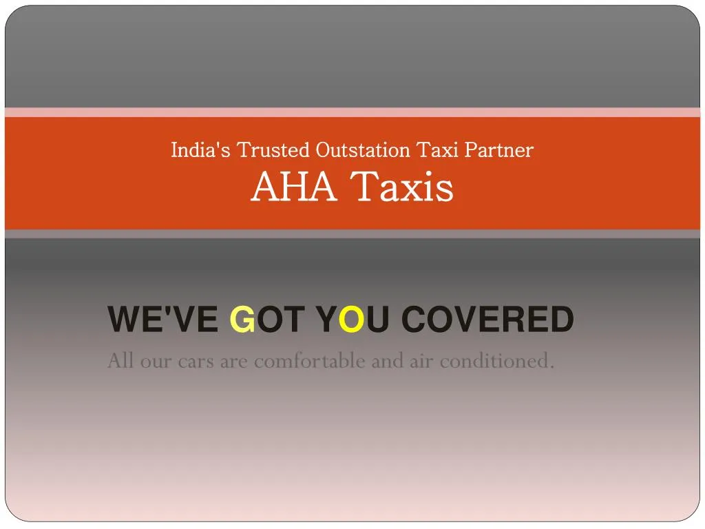 india s trusted outstation taxi partner aha taxis