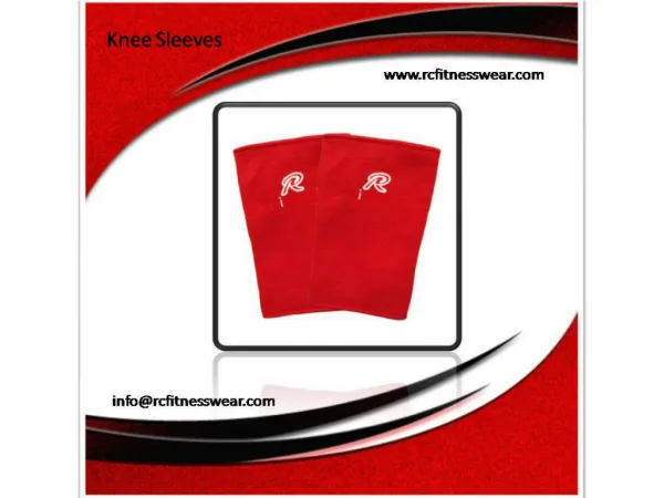 Top Knee Sleeves and Wraps | Sublimation Knee Sleeves | RC Fitness Wear