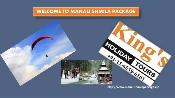 Enjoy your vacation with an affordable Manali Shimla Package