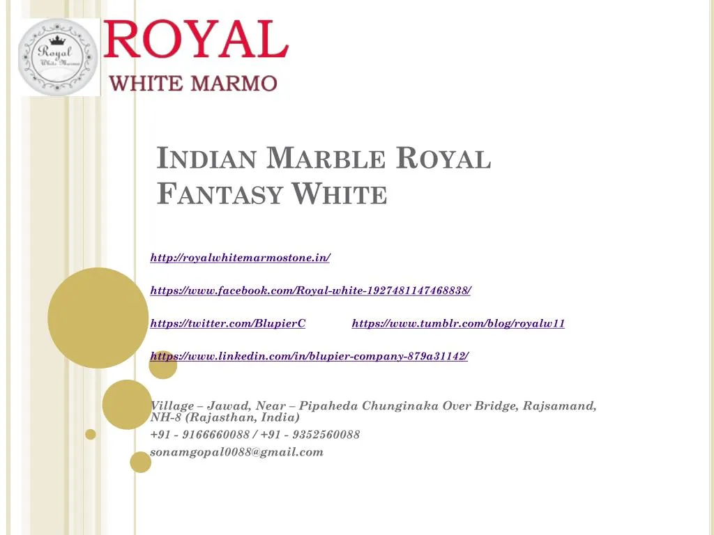 indian marble royal fantasy white