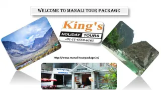 tour packages to manali - slide 1