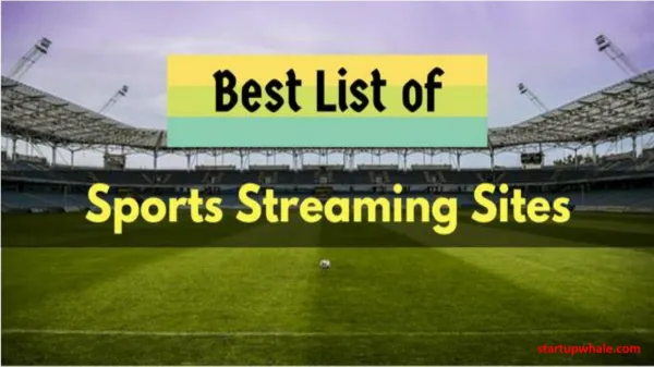Top 10 best free sports streaming websites to watch live