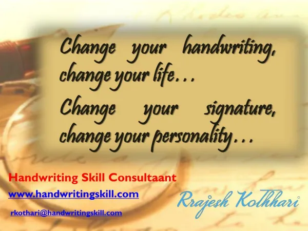 Handwriting Expert Ahmedabad, Signature Analysis Expert, Graphologist, Detailed Personality Analysis, Career Counselling