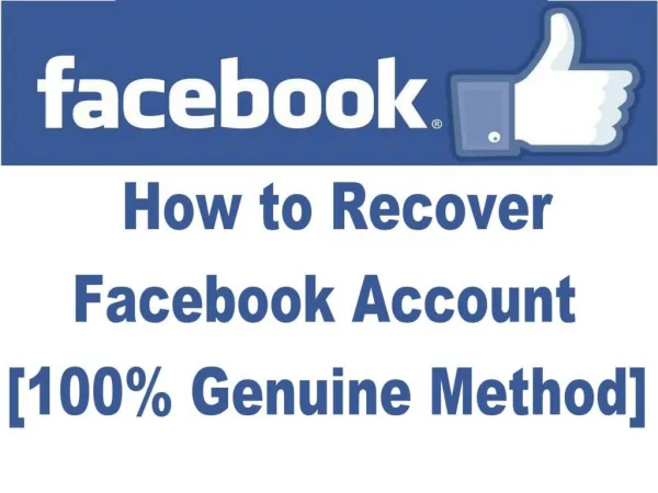 How To Reset Facebook Password?