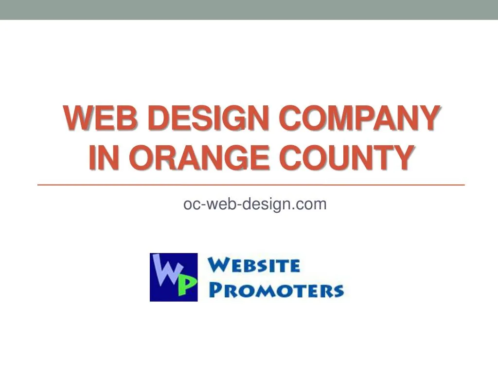 web design company in orange county